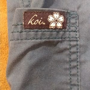 Koi Lindsey scrub pants dark teal